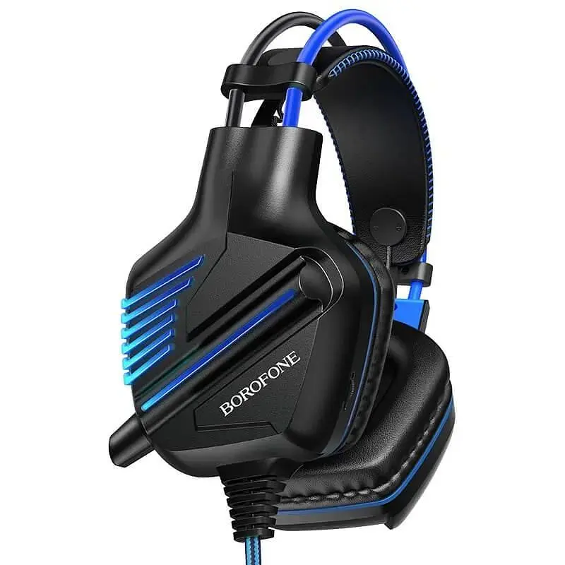 Наушники Borofone Gaming LED Racing  headphones Hi-Res BO101 черно-красные - фото 7