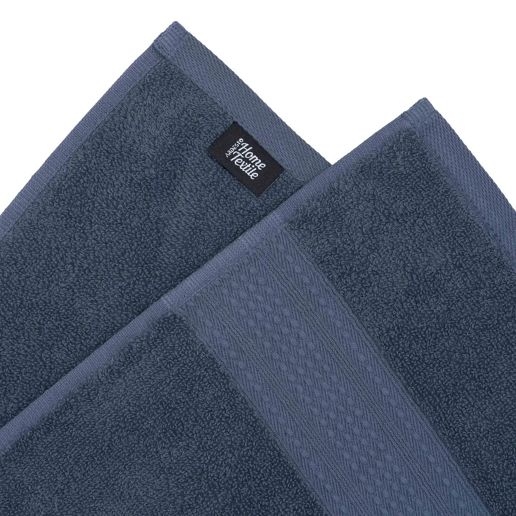 Рушник махровий Ardesto SuperSoft 70х140см, 100% бавовна, синій pbe0050402 - фото 10