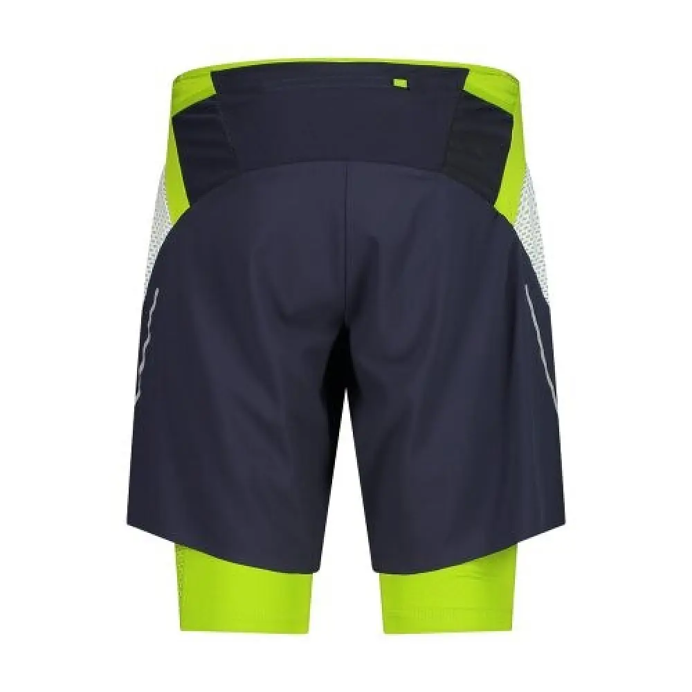 Шорти CMP Men's Two-in-One Running Shorts Lime Green M (1097-32C6747-08NN 48) - фото 3