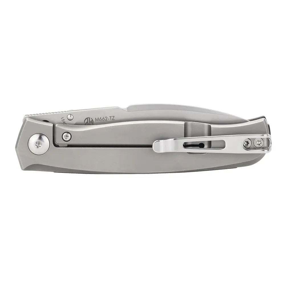 Ніж складаний кишеньковий Ruike M662-TZ, (7.4 см) steel 154СМ/TC4 (титан) + G10 чорний - фото 7
