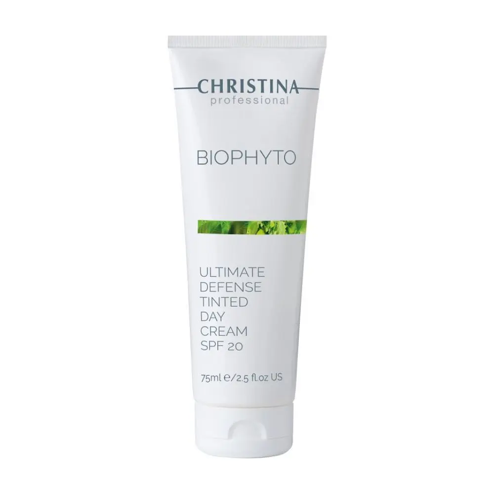 Денний крем spf 20 з тоном BioPhyto Ultimate Defense Tinted Day Cream spf 20 Christina (РПІТ) 50