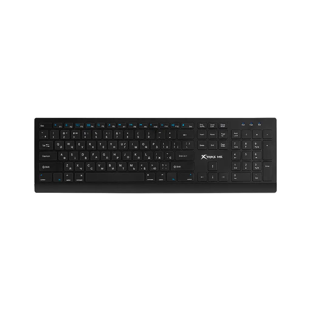 Комплект Xtrike ME MK-208W Wireless UA Black (MK-208WUA) - фото 2