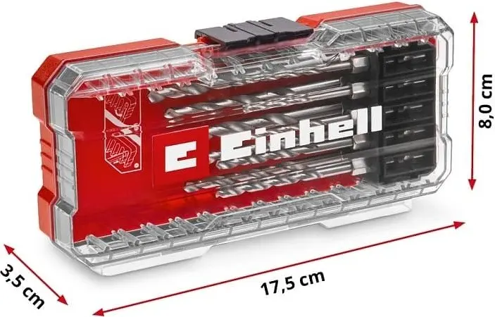 Набор сверл по металлу HSS 2-6.5мм кейс 10шт Einhell hoz0013356 - фото 6