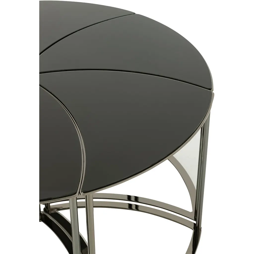 Кофейный столик J-line торнадо черный (35928) - фото 4