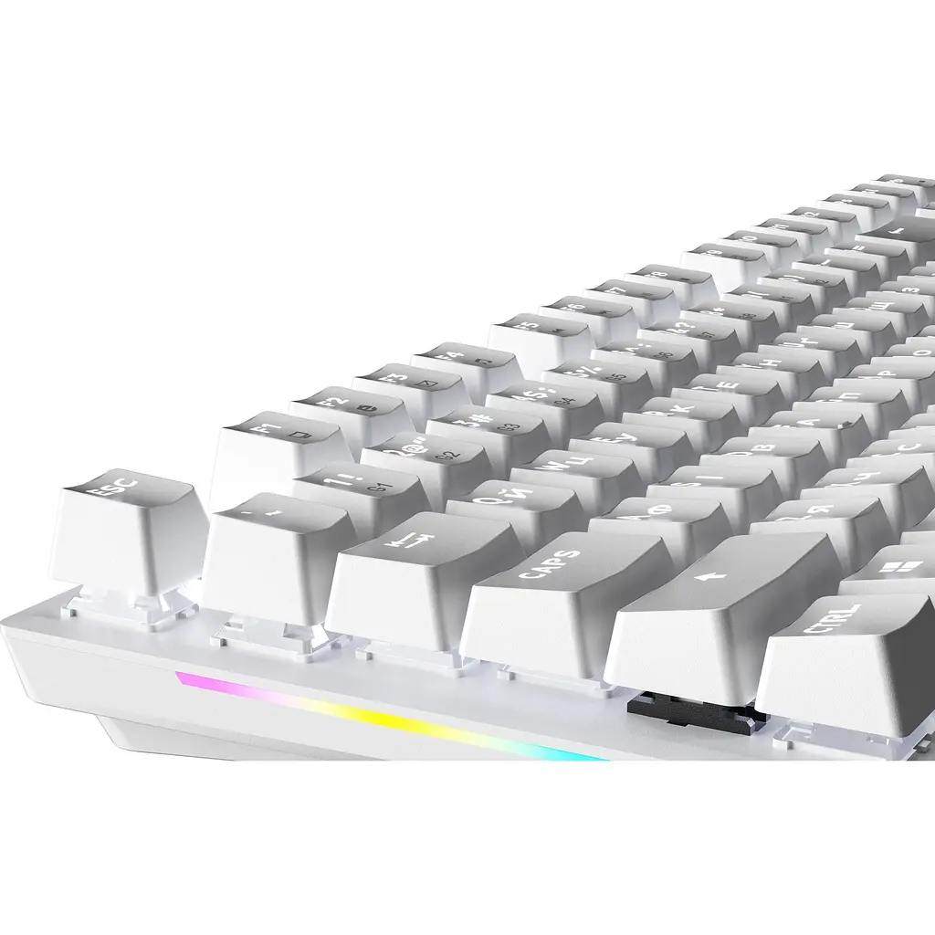 Клавіатура GamePro Genesis Joker MK124W Outemu Red Swithes White [152670] - фото 4
