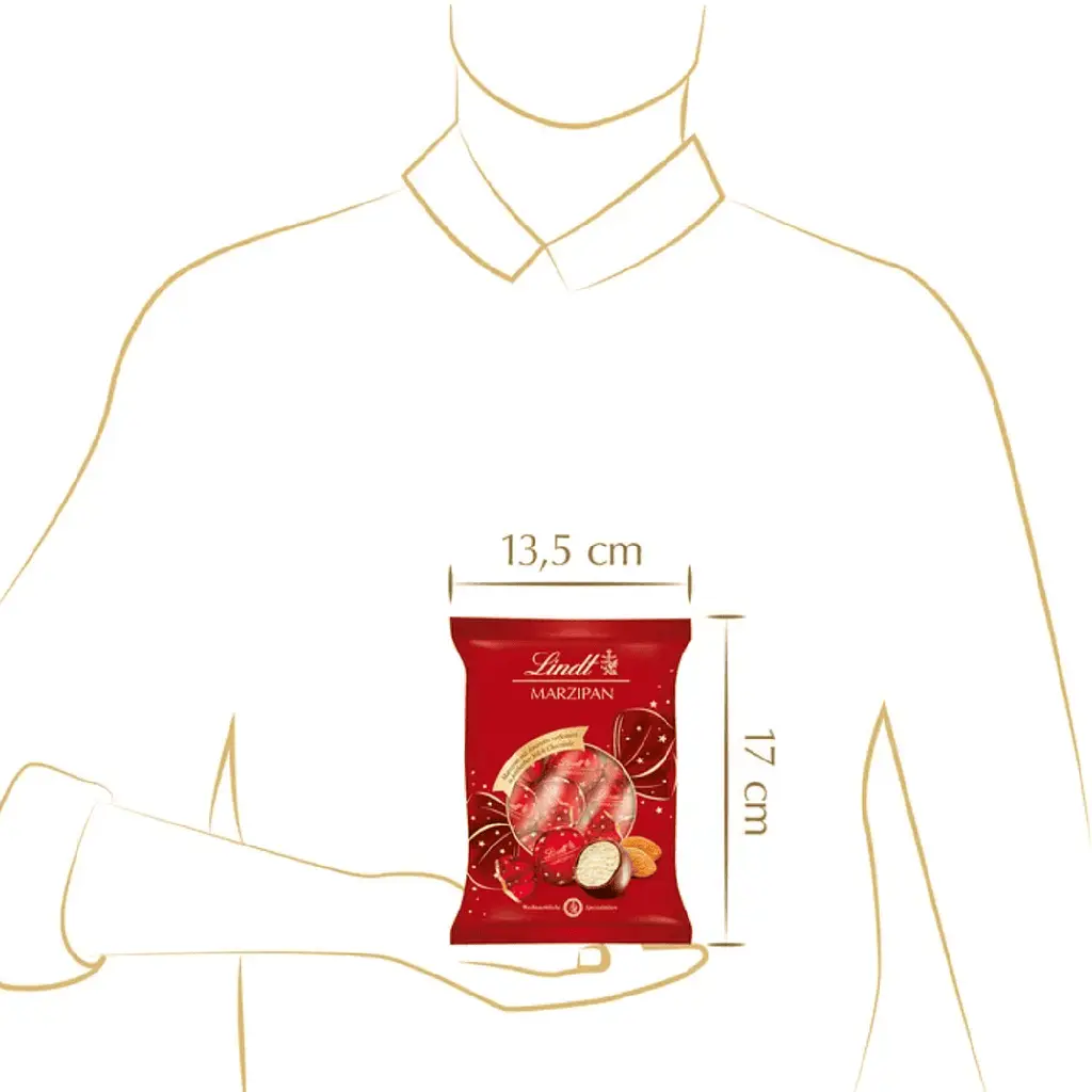Шоколадні цукерки Lindt Marzipan 137г - фото 3
