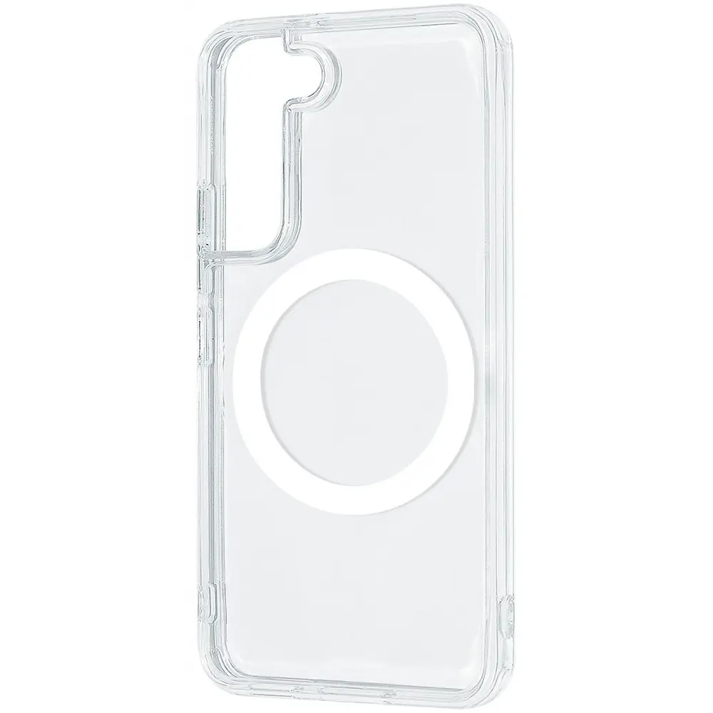 Чохол WAVE Clear Case (PC+TPU) with Magnetic Ring Samsung Galaxy S22
