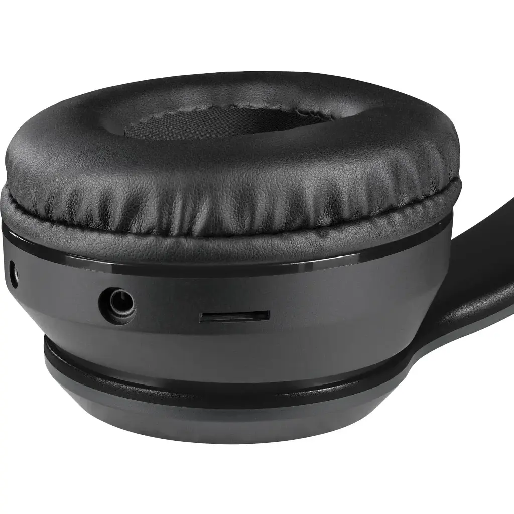 Наушники с микрофоном Defender FreeMotion B571 Bluetooth гибкий микрофон LED черные - фото 6