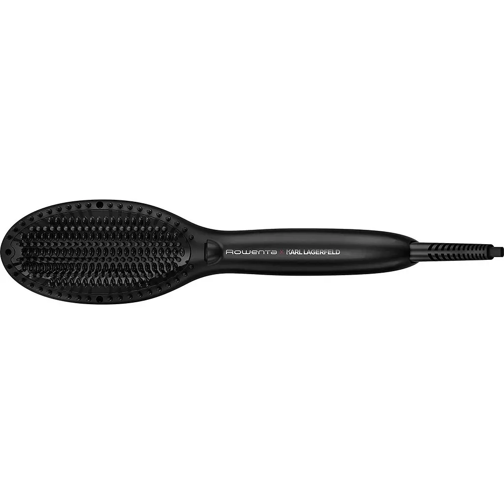 Щетка-выпрямитель Rowenta Powerstraight Karl Lagerfeld, черная (CF582LF0) - фото 3
