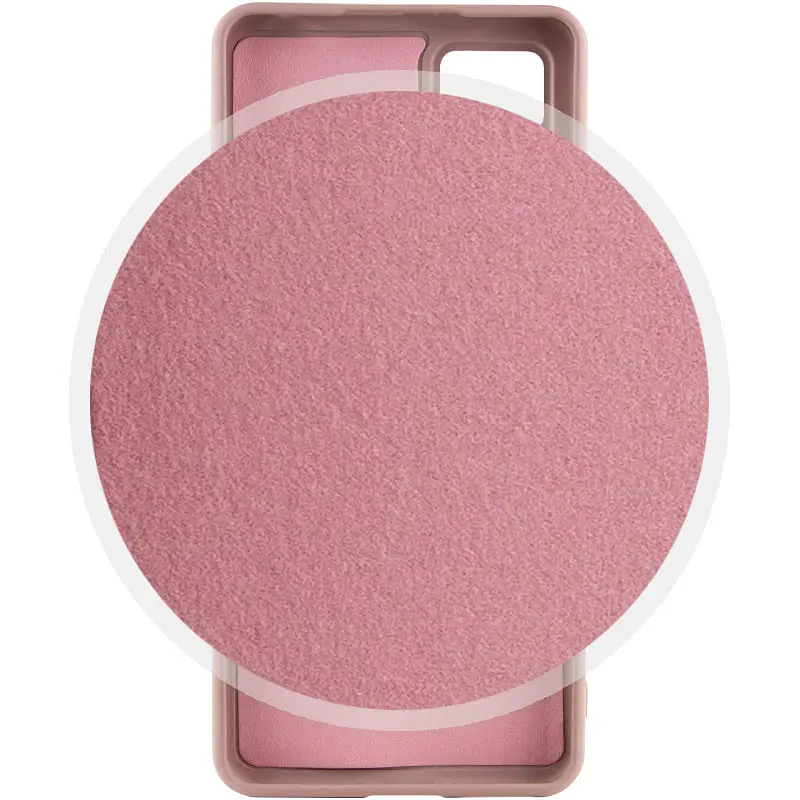 Чехол Silicone Cover Lakshmi Full Camera (AAA) для Xiaomi Redmi Note 11 Pro 4G/5G / 12 Pro 4G Розовый / Pink Sand - фото 3