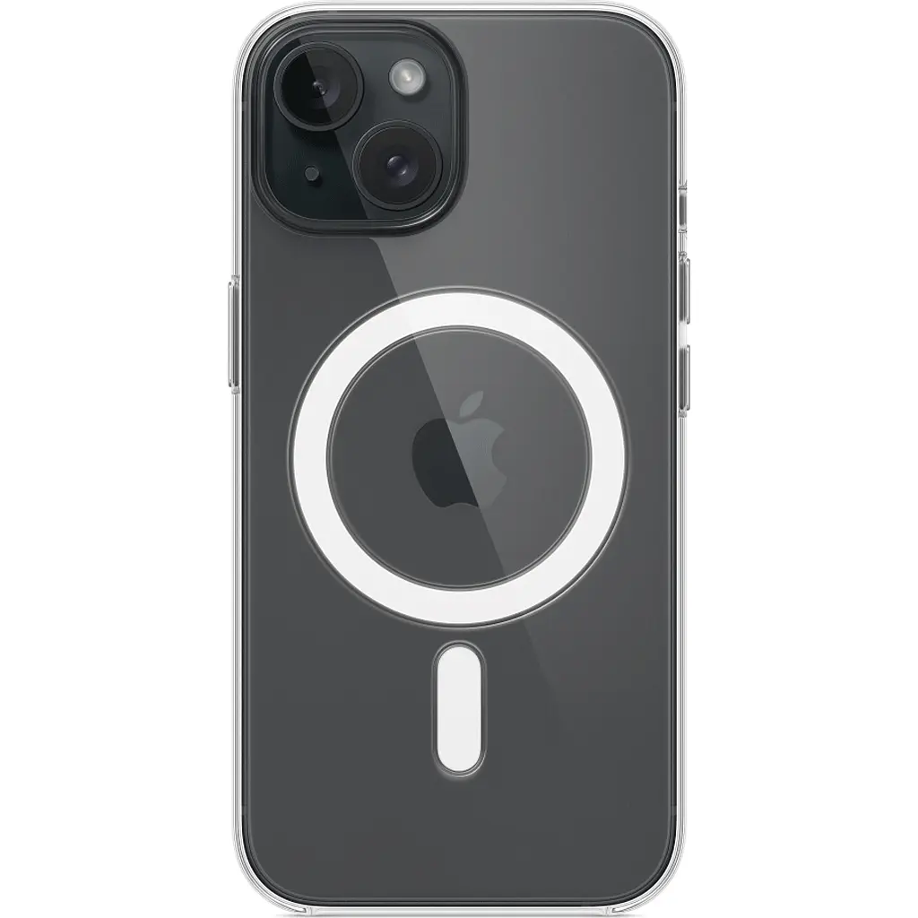 Чохол Clear Case with MagSafe для Apple iPhone 15 Transparent AA [92696] - фото 6