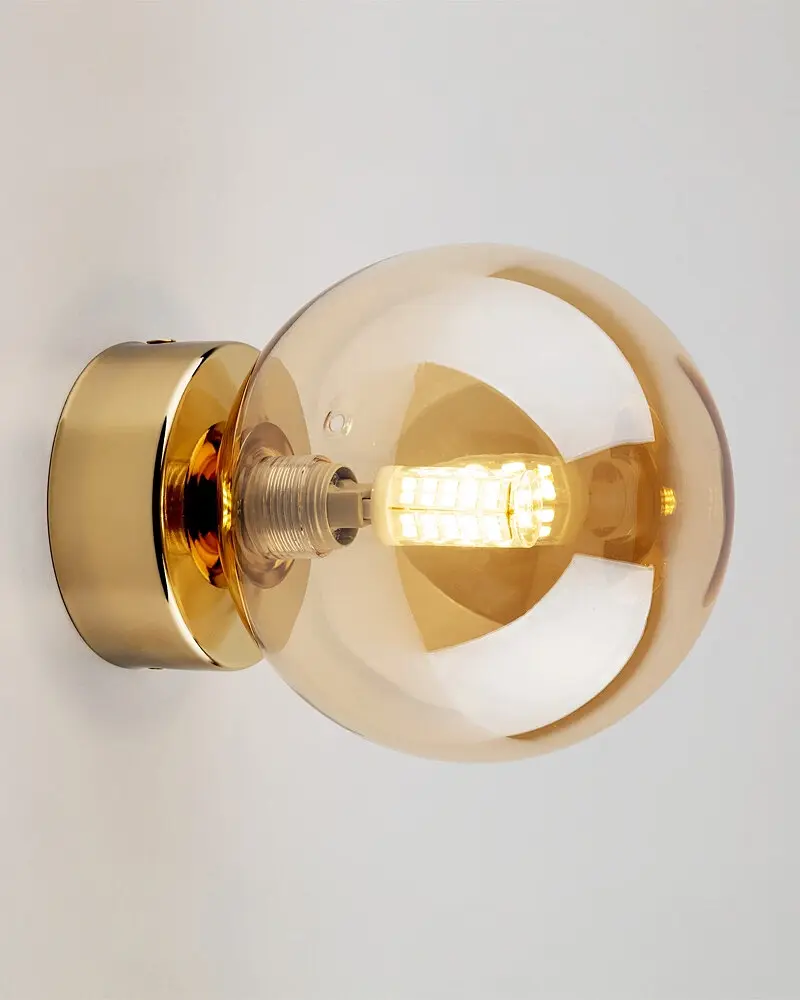 Бра, настінний світильник TK Lighting 10257 Estera G9 1x8W IP20 золотий - фото 3