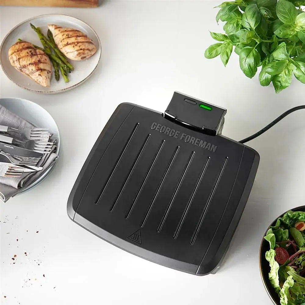 Гриль прижимной Russell Hobbs George Foreman Immersa Medium 1300Вт черный - фото 8