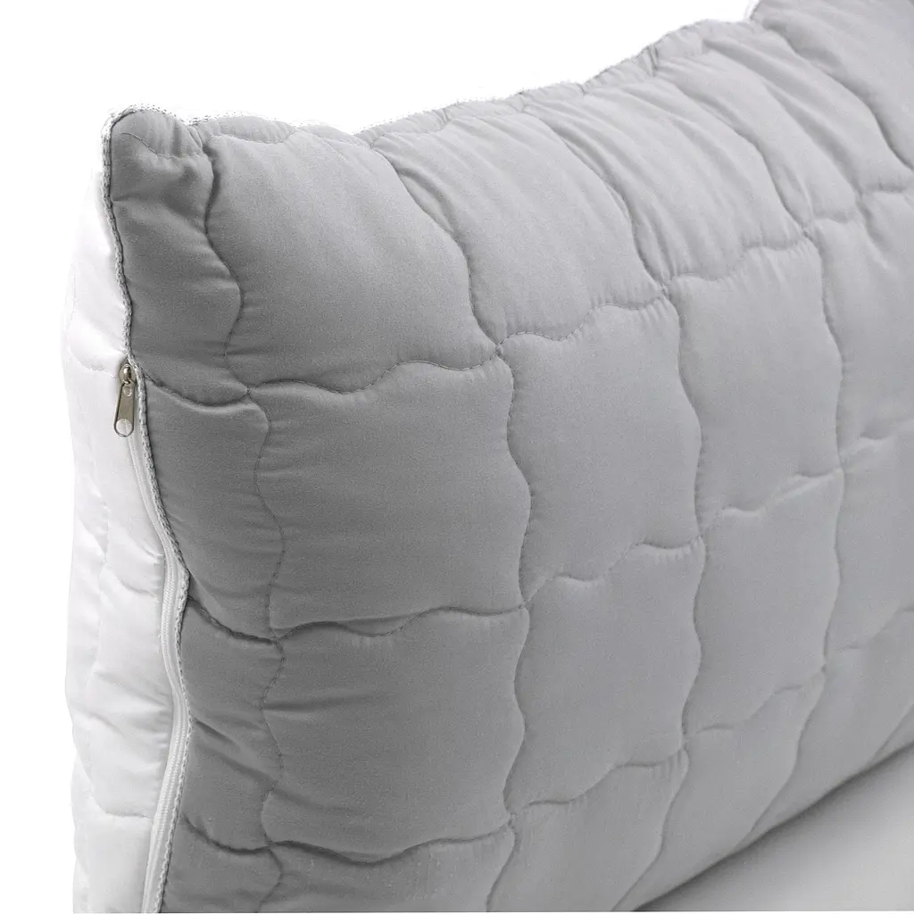 Подушка Руно 50х70 силиконовая на молнии Grey White 310.52_Grey White - фото 6