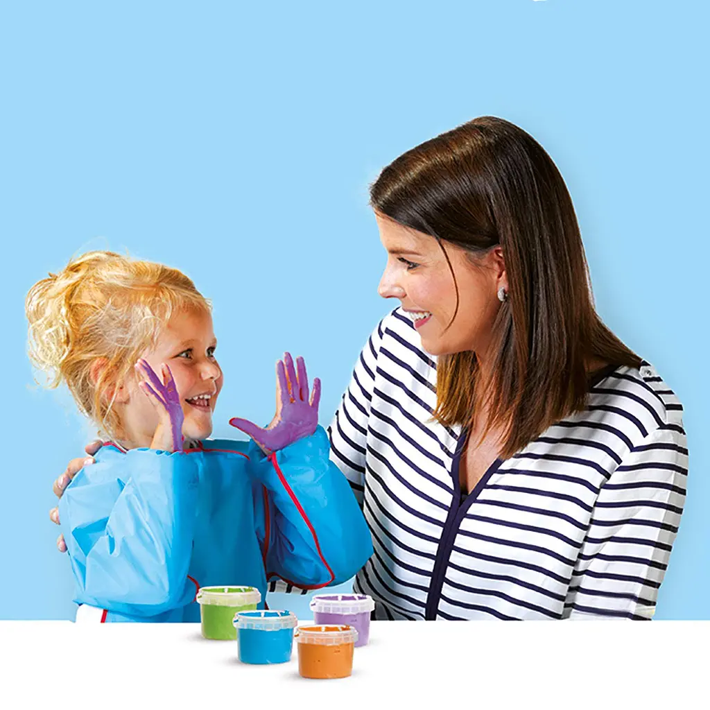 Пальчикові фарби Ses Creative My first Яскрава пінка 4 кольори (14441S) - фото 5