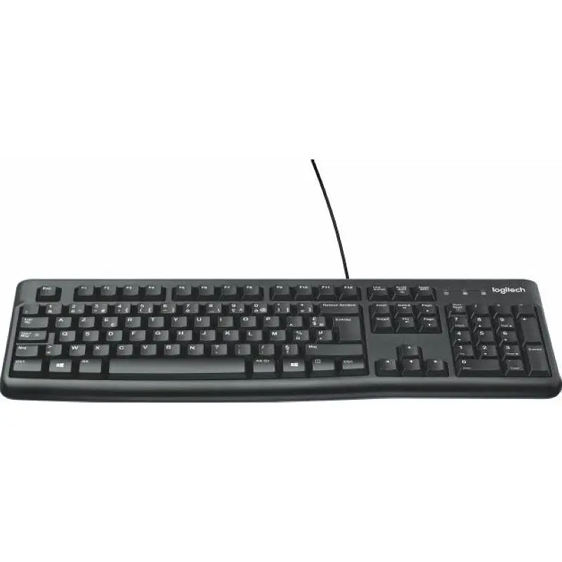 Клавиатура проводная LOGITECH K120 EOM UKR Black Logitech K120 Black (920-002643) - фото 2