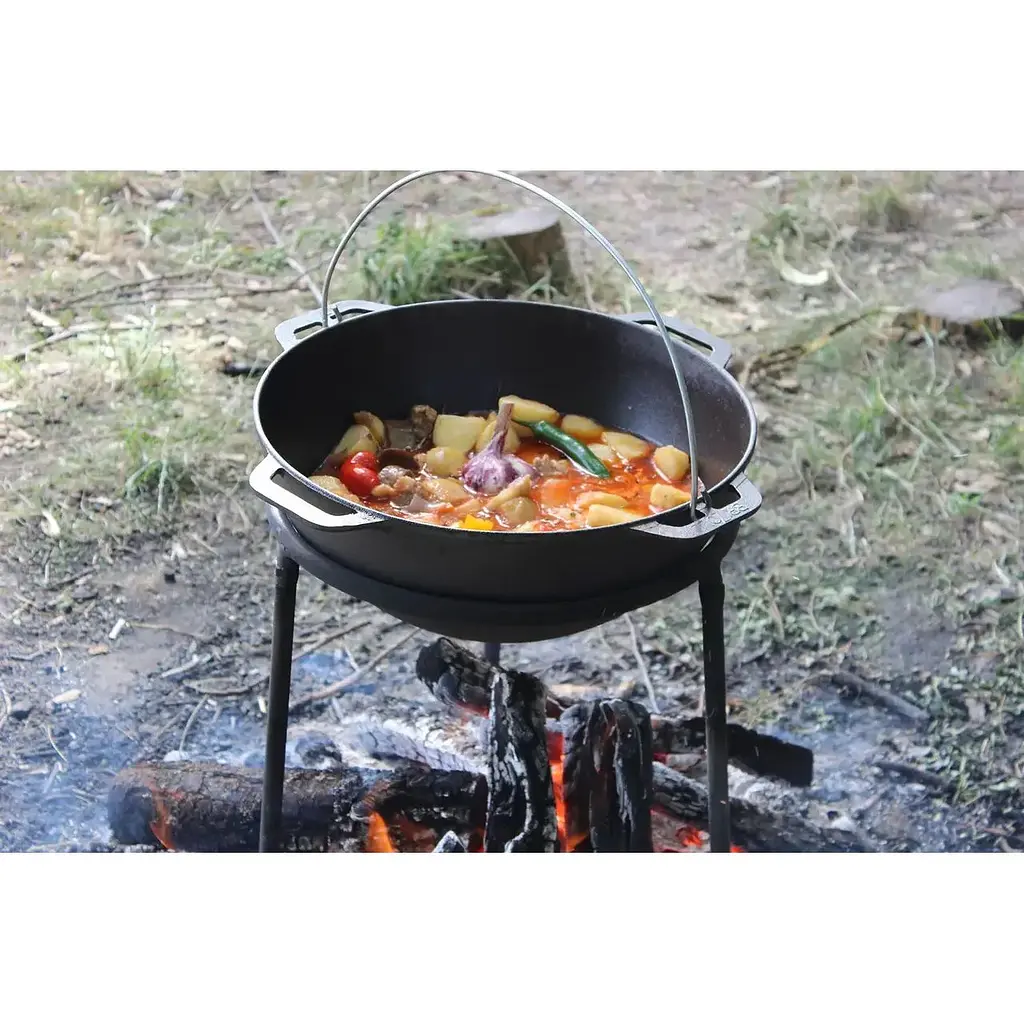 Котел Brizoll Азия, чугунный, с чугунной крышкой, 8 л (KA08-3) - фото 10