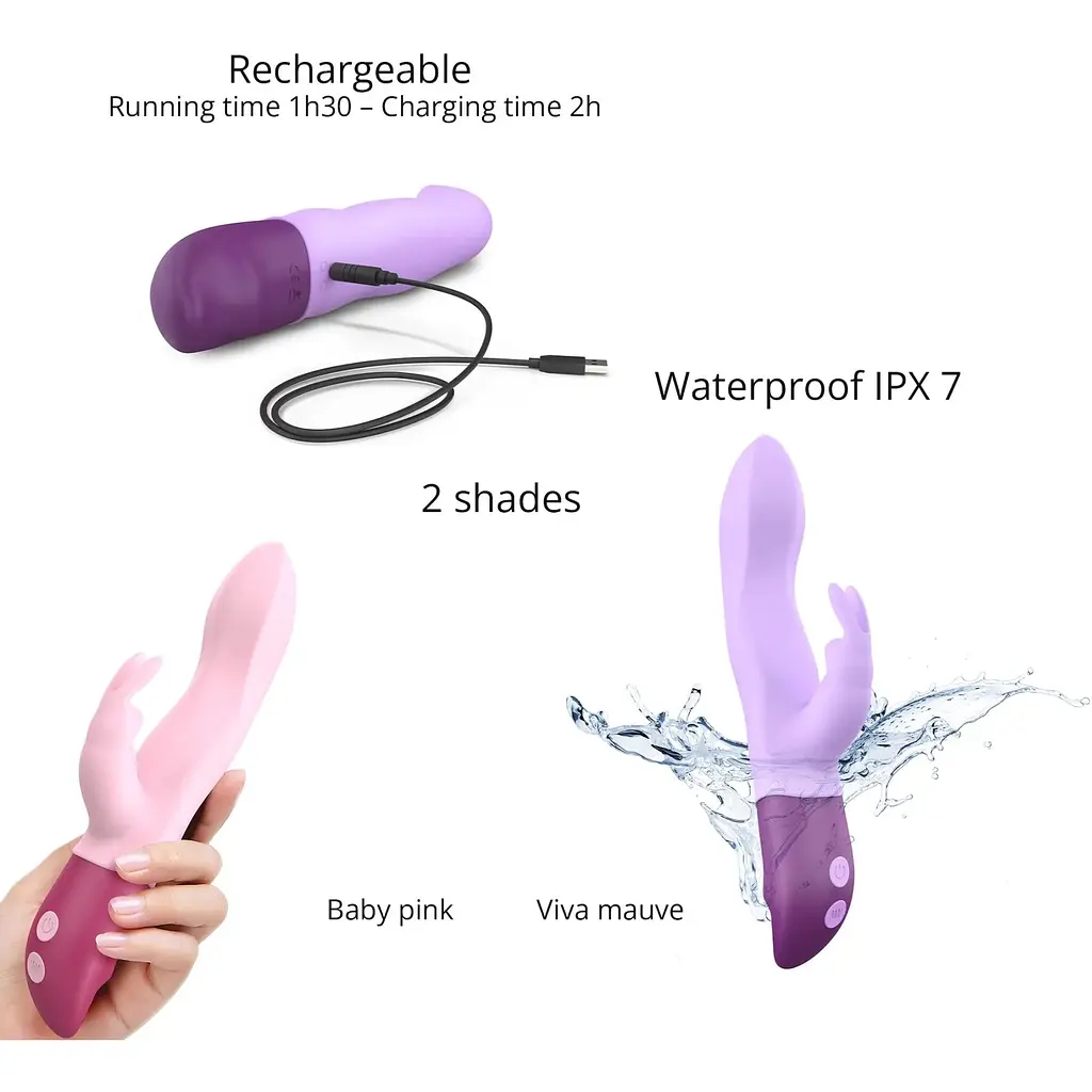 Вібратор-кролик Love To Love Hello Rabbit Violet - фото 6