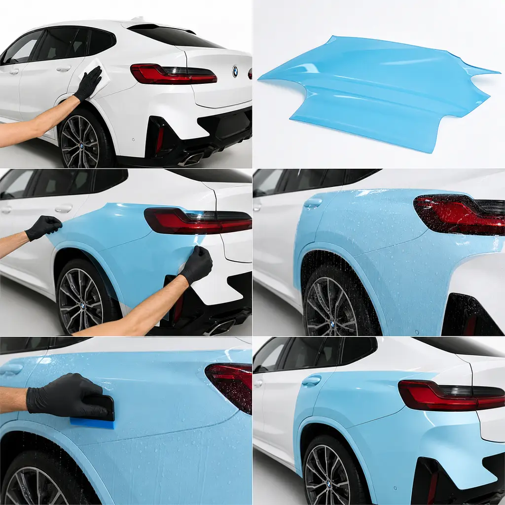 Антигравійна захисна бронеплівка за лекалами для BMW X4 G02 facelift 2021- повний кузов - фото 2