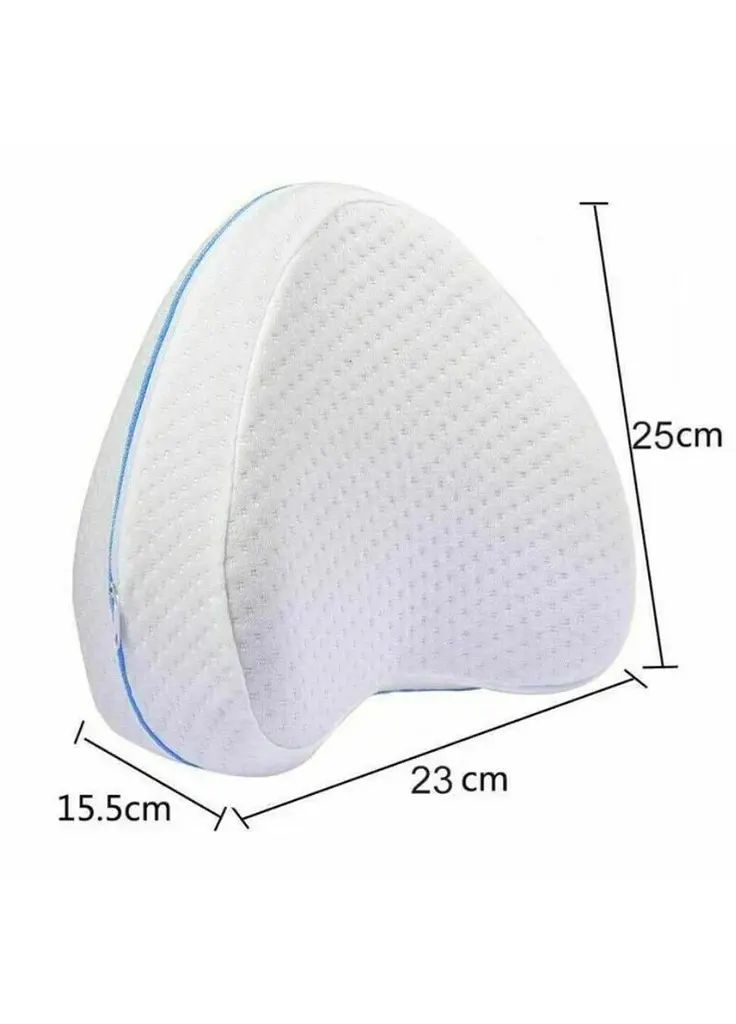 Ортопедична подушка для ніг Contour Leg Pillow з ефектом пам'яті під коліна та стегна 23х23х14,5 см - фото 7