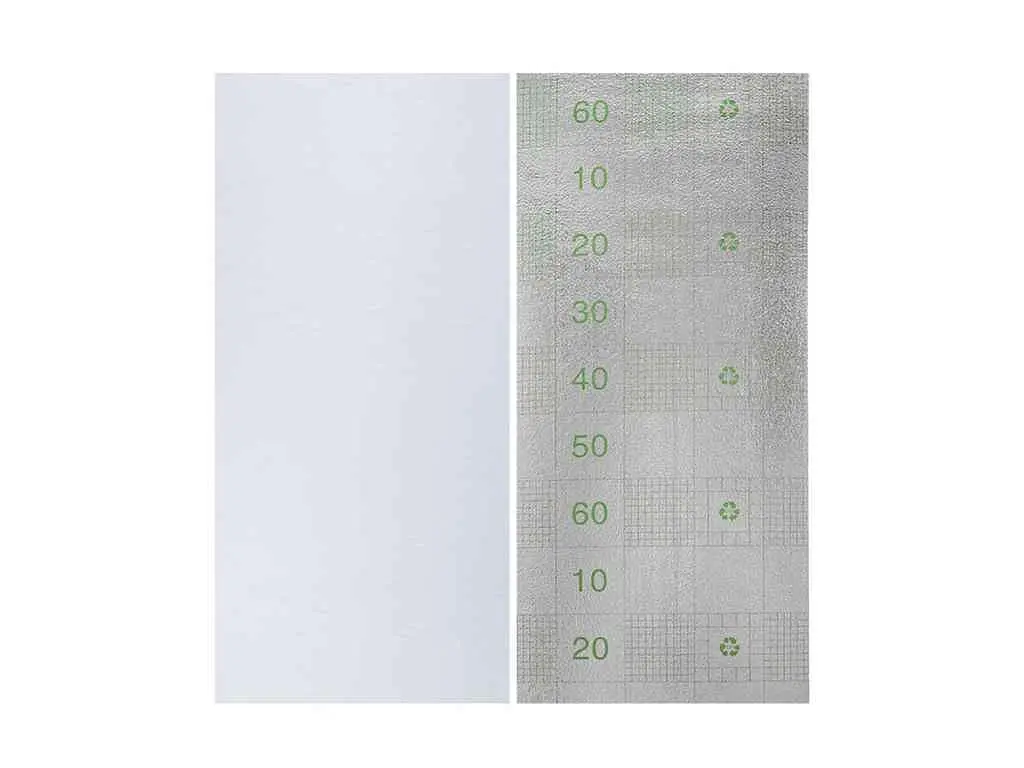 Самоклеюча вініловая плитка в рулоні STICKER WALL 600*3000*2мм Біле полотно Мат SW-00002032 - фото 5