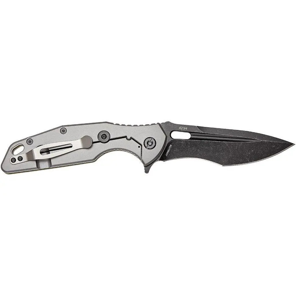 Ніж Skif Defender II Чорний Stonewash оливковий 423SEBG - фото 2