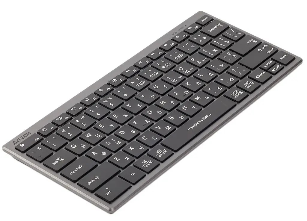Клавіатура A4Tech FBX51C Wireless/Bluetooth Grey (FBX51C Grey) - фото 4