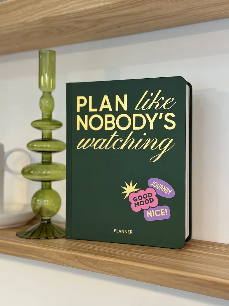 Планер «PLAN LIKE NOBODY'S WATCHING» зелений - фото 4