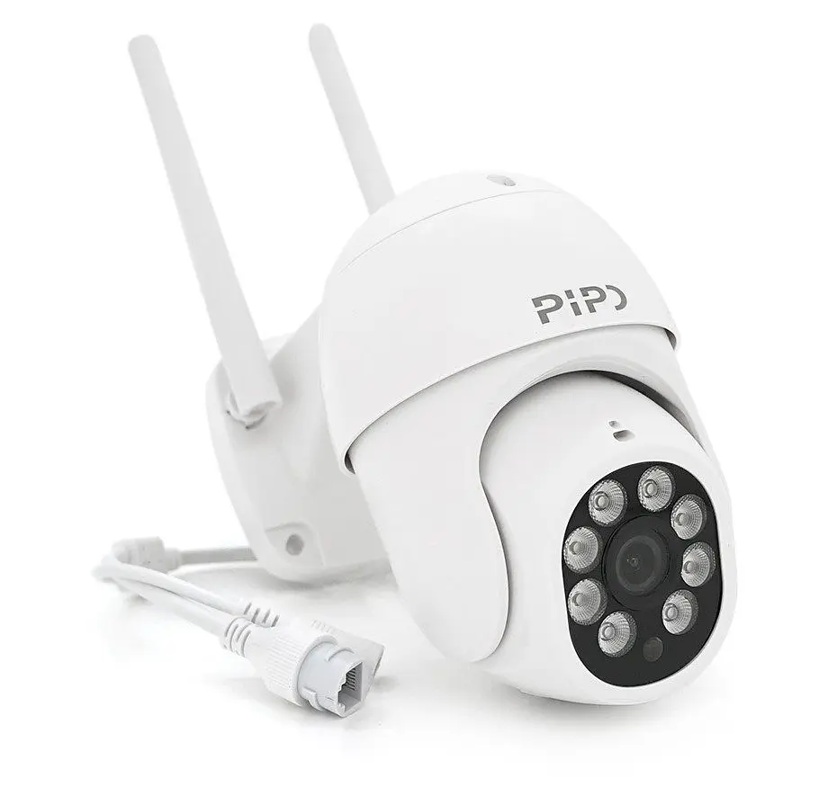 Wi-Fi відеокамера поворотна вулична PiPo IPC50D8-MP20 8 Мп RJ45 PTZ 2.8 mm ICSee