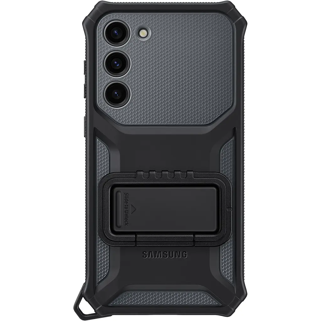 Чохол Samsung Rugged Gadget Cover для Samsung Galaxy S23 Plus Titan [EF-RS916CBEGRU] [90794] - фото 3