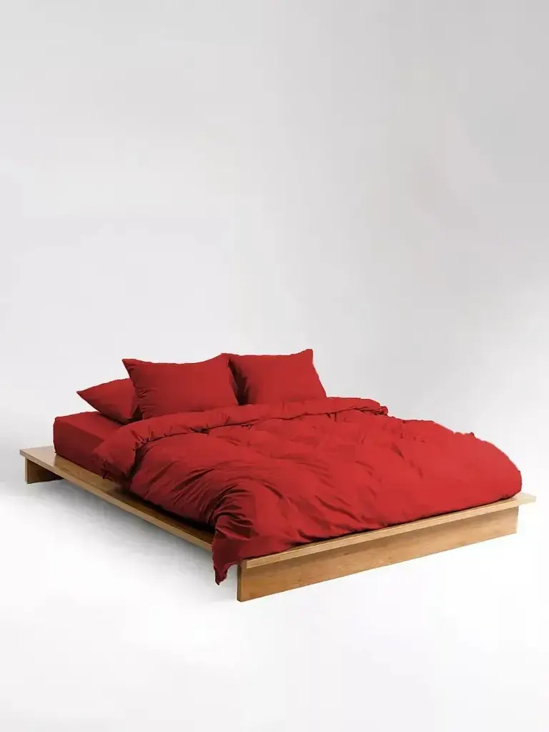 Комплект постельного белья Good-Dream Сатин Red евро красный (GDSRBS200220) - фото 2