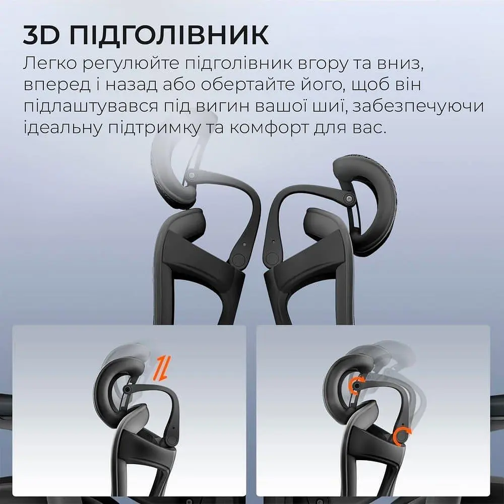 Ігрове крісло Sihoo DORO C300 Pro Mesh Black (DORO-C300-PRO-M101) - фото 11