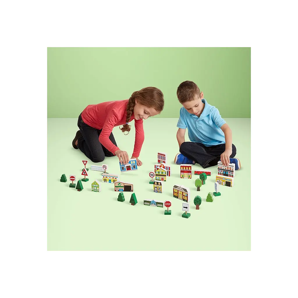 Ігровий набір Melissa & Doug дерев'яний Місто (MD14796) - фото 4
