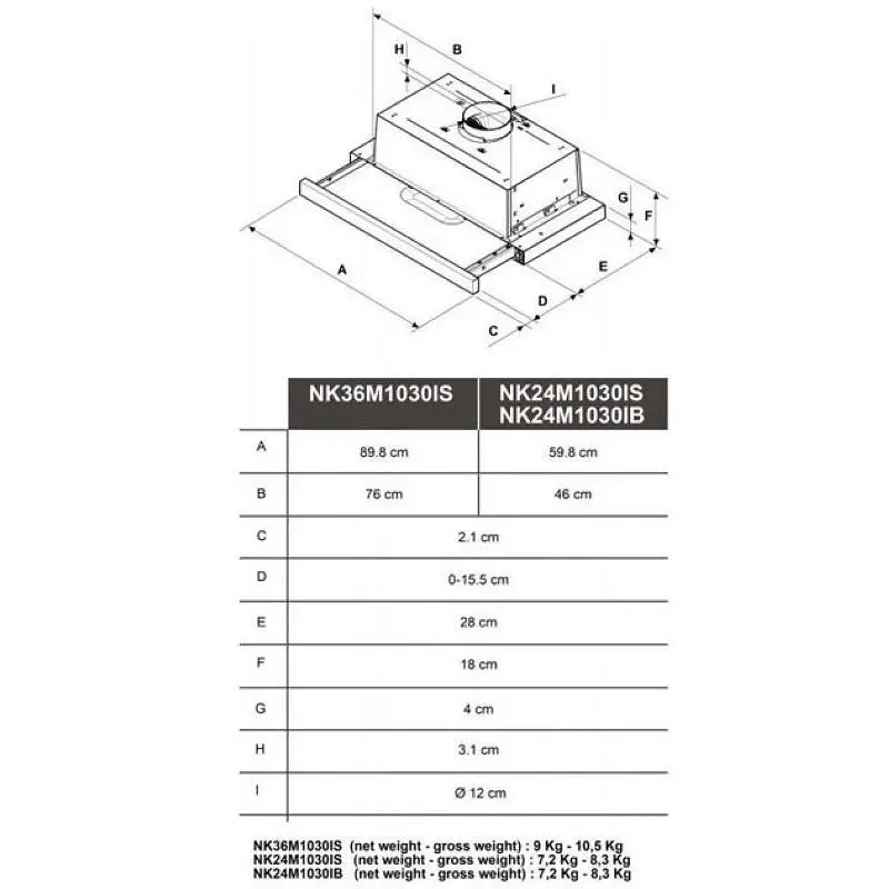 Витяжка Samsung NK24M1030IB/UR - фото 9