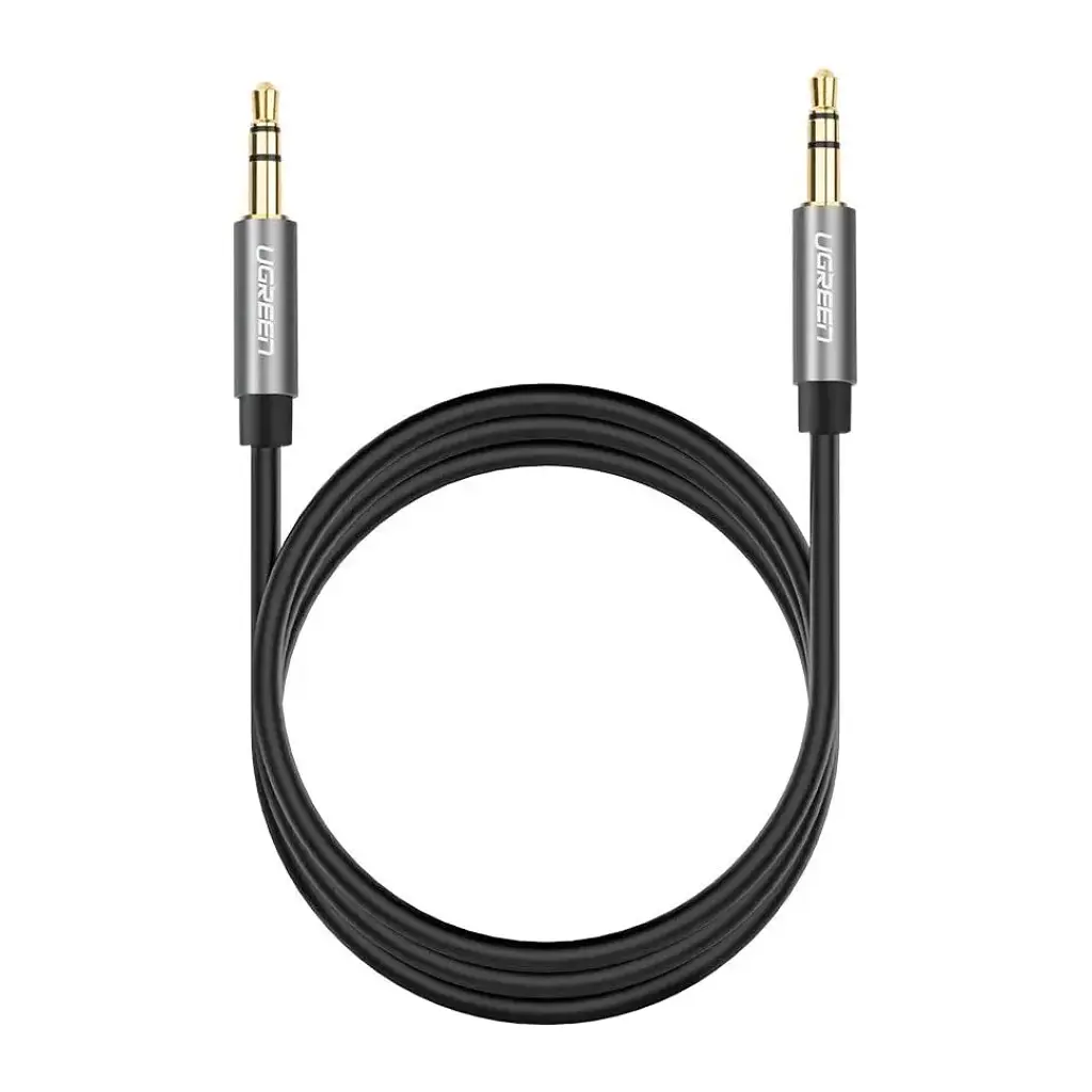 Кабель мультимедійний 3.5mm M to 3.5mm M 1.5m AV119 black Ugreen (10734) - фото 2