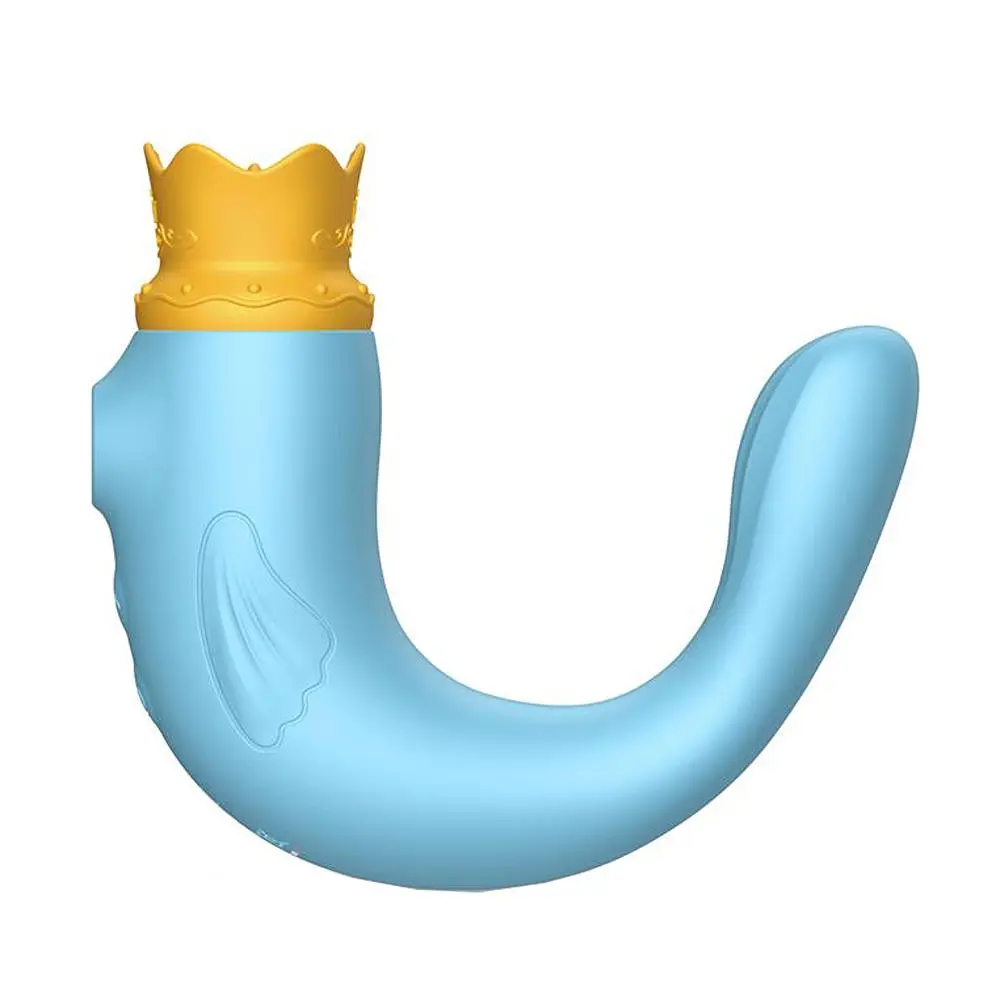 Масажер для клітора Unihorn Royal Blue, 11,5 см (синій) - фото 6