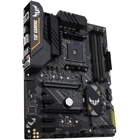 Материнська плата Asus TUF Gaming AM4 (B450) B450-PLUS II, B450, 4xDDR4, CrossFire, Int.Video(CPU), 6xSATA3, 2xM.2, 1xPCI-E 16x 3.0, 1xPCI-E 16x 2.0, 3xPCI-E 1x 2.0, ALC S1200A, L8200A, 8xUSB3.2/4xUSB2.0, HDMI/DP, ATX - фото 3