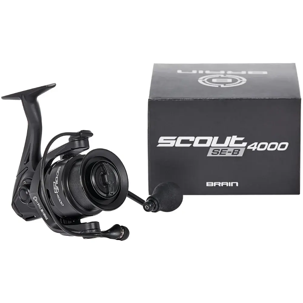 Котушка Brain Scout SE-B 4000S 8+1BB Black - фото 6