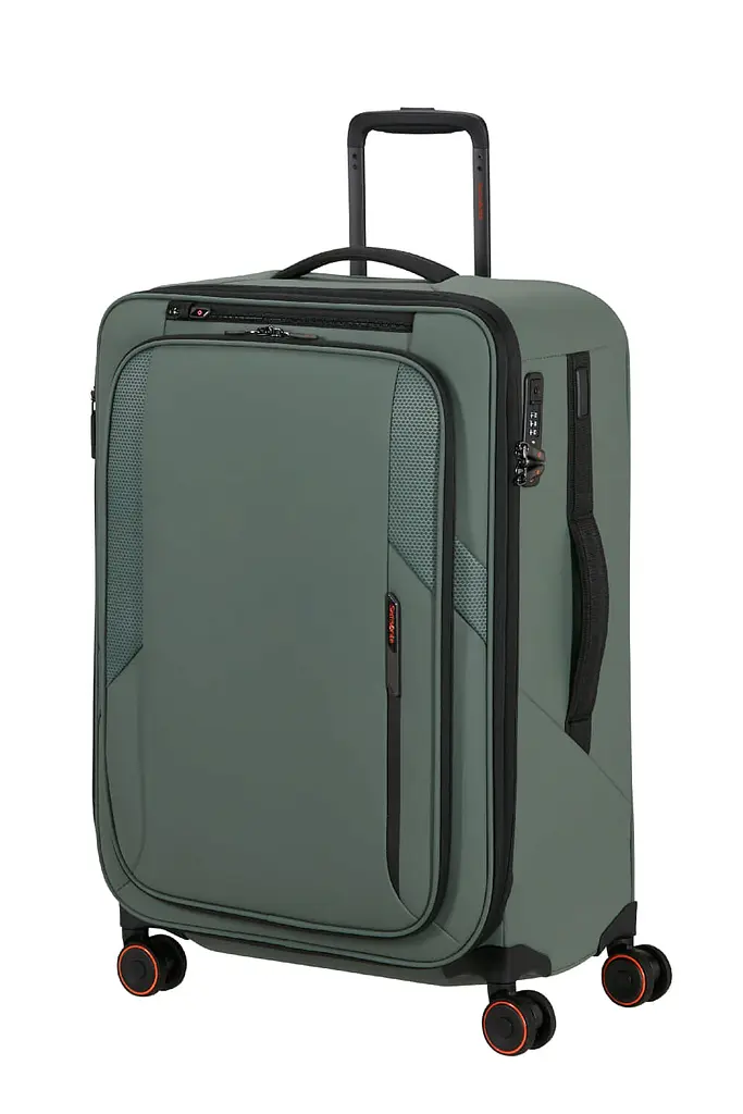 Валіза 67 См Samsonite GLAZED SAGE GREEN 67x44x30(33) KT9*04002 - фото 3