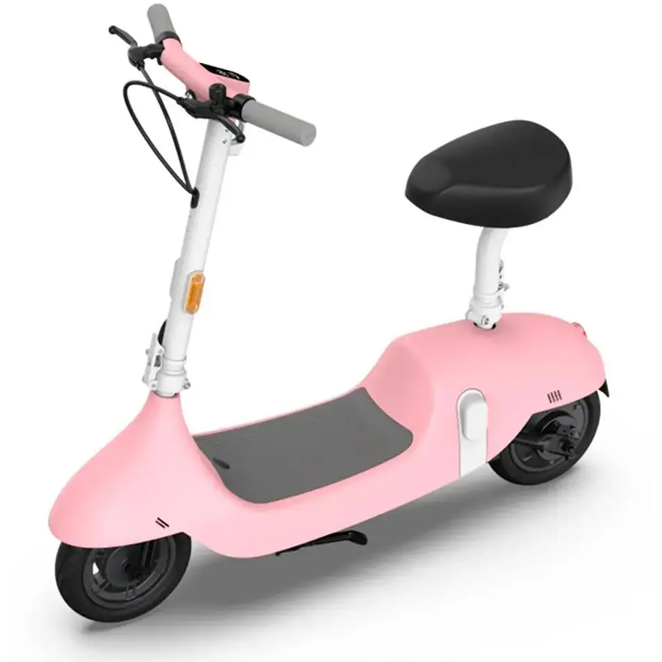 Електросамокат OKAI Ceetle PRO EA10C міський із сидінням складаний 900W батарея 10.4Ah пробіг до 55 км NFC App до 100 кг Pink - фото 5