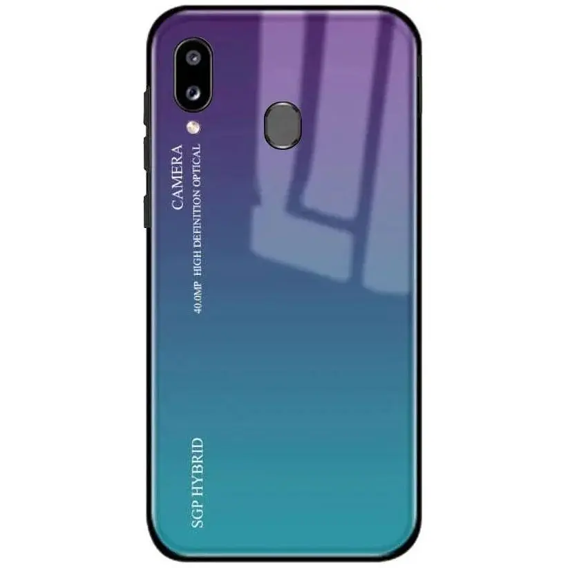 Чохол-бампер Primolux Gradient Glass для Samsung Galaxy A20 2019 (SMA205) / A30 2019 (SMA305) Purple - фото 2