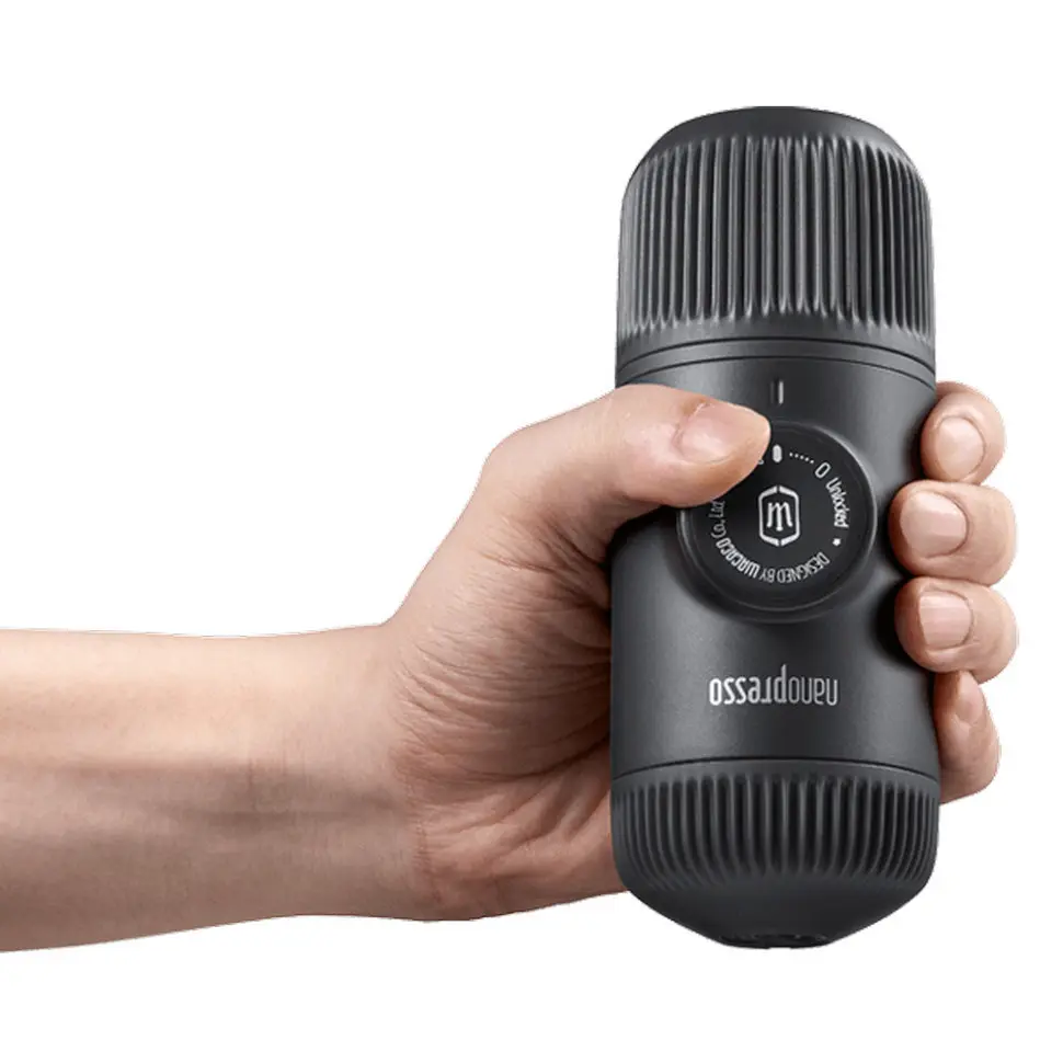 Еспресо-кавоварка Wacaco Nanopresso 18 бар 80 мл Чорно-сірий (2773034300) - фото 7