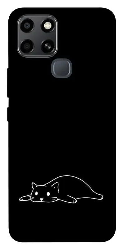 TPU чохол Demsky Lazy cat для Infinix Smart 6