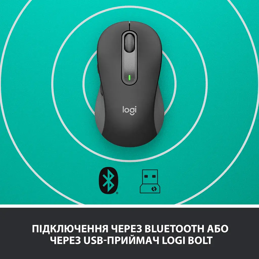 Мишка Logitech Signature M650 L Wireless Graphite (910-006236) - фото 5