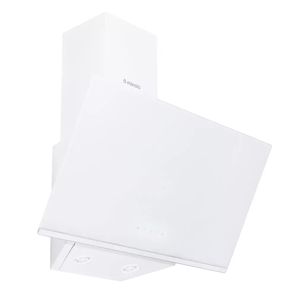 Вытяжка декоративная наклонная Минола HVS 6232 WH/INOX 700 LED - фото 3