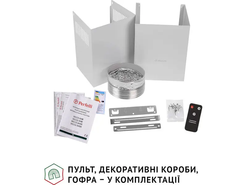 Вытяжка наклонная Perfelli VICCO 6HSR BIANCO - фото 9