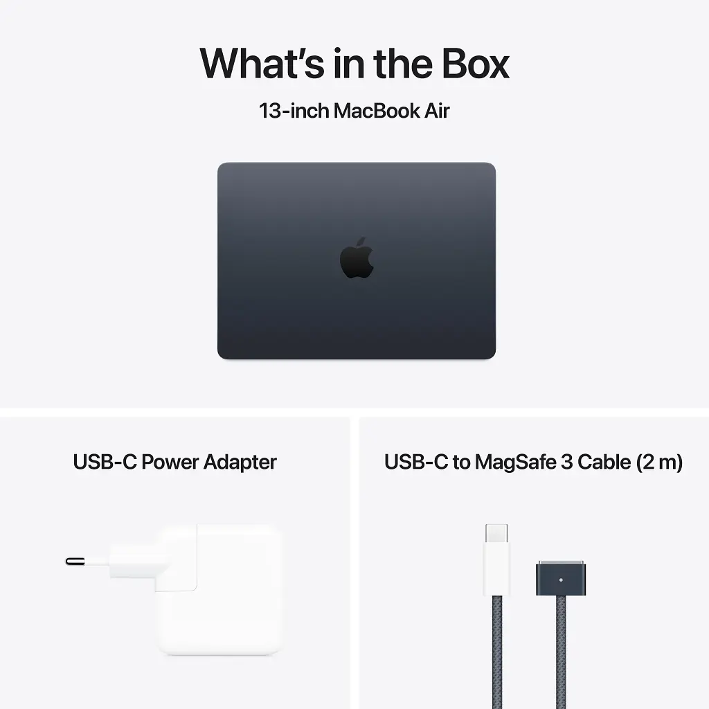Ноутбук Apple MacBook Air 13 M4 A3240 Midnight (MW133UA/A) - фото 9
