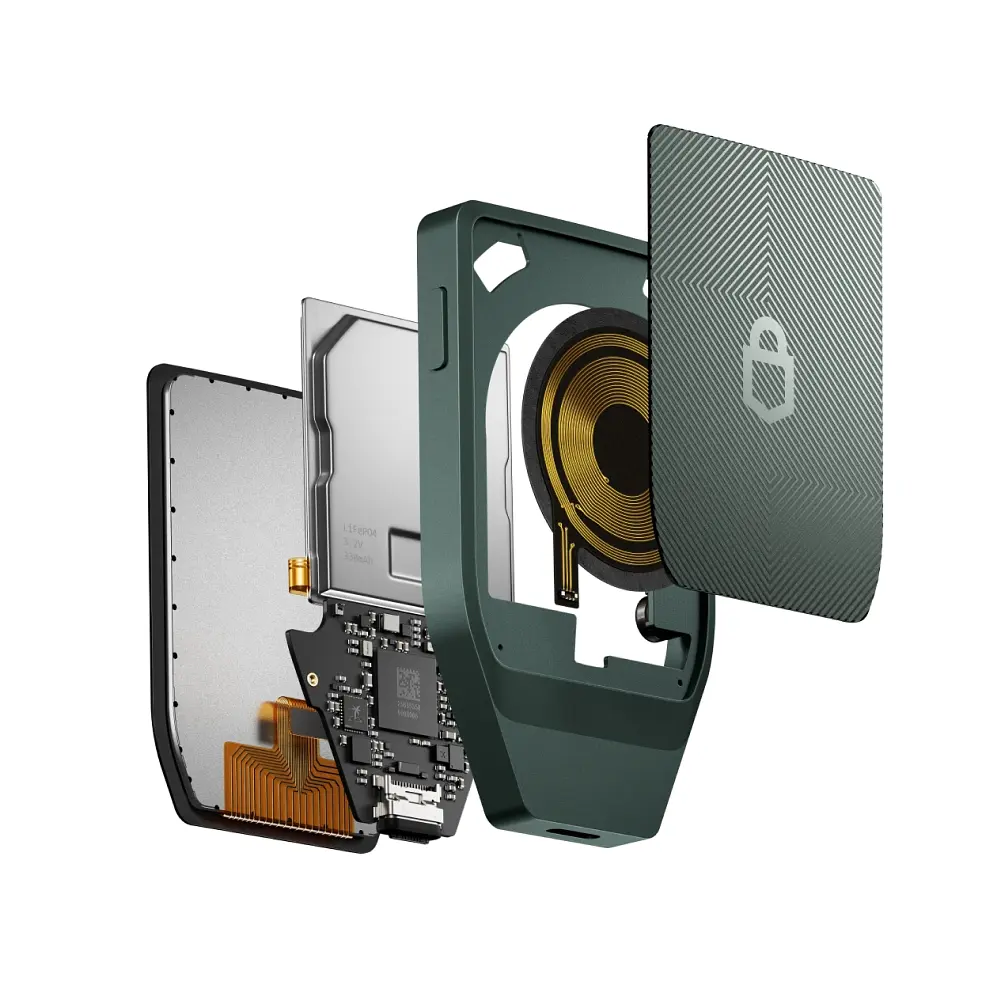 Аппаратный кошелек для криптовалют Trezor Model Safe 7 Obsidian Green (TMS7OG) - фото 2