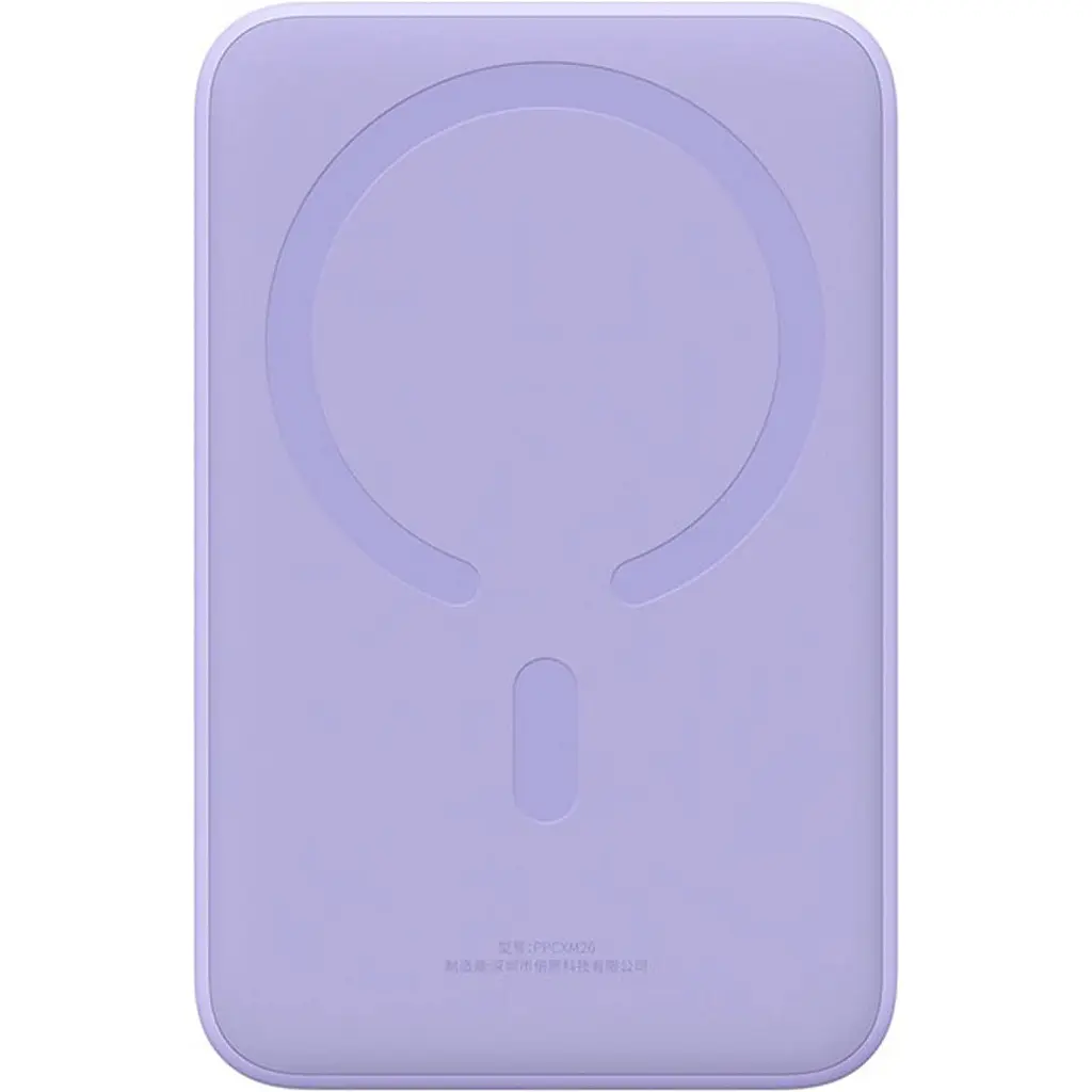 Зовнішній акумулятор Baseus Magnetic Mini 20W 20000 mAh Purple [PPCX150005] [117951] - фото 2