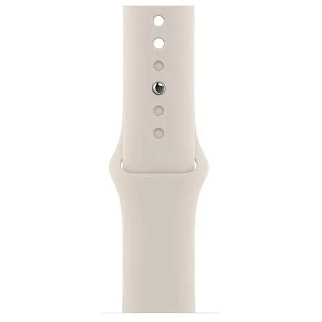 Apple Watch Series 8 45mm GPS Starlight Aluminium Case Starlight Sport Band MNUQ3LL/A M/L A2771 - фото 3